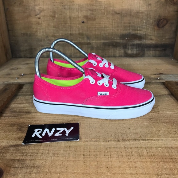 Vans Shoes - Vans Canvas Sneakers Hot Punch